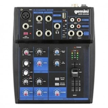 Аналоговый микшер GEMINI GEM-05USB 82359